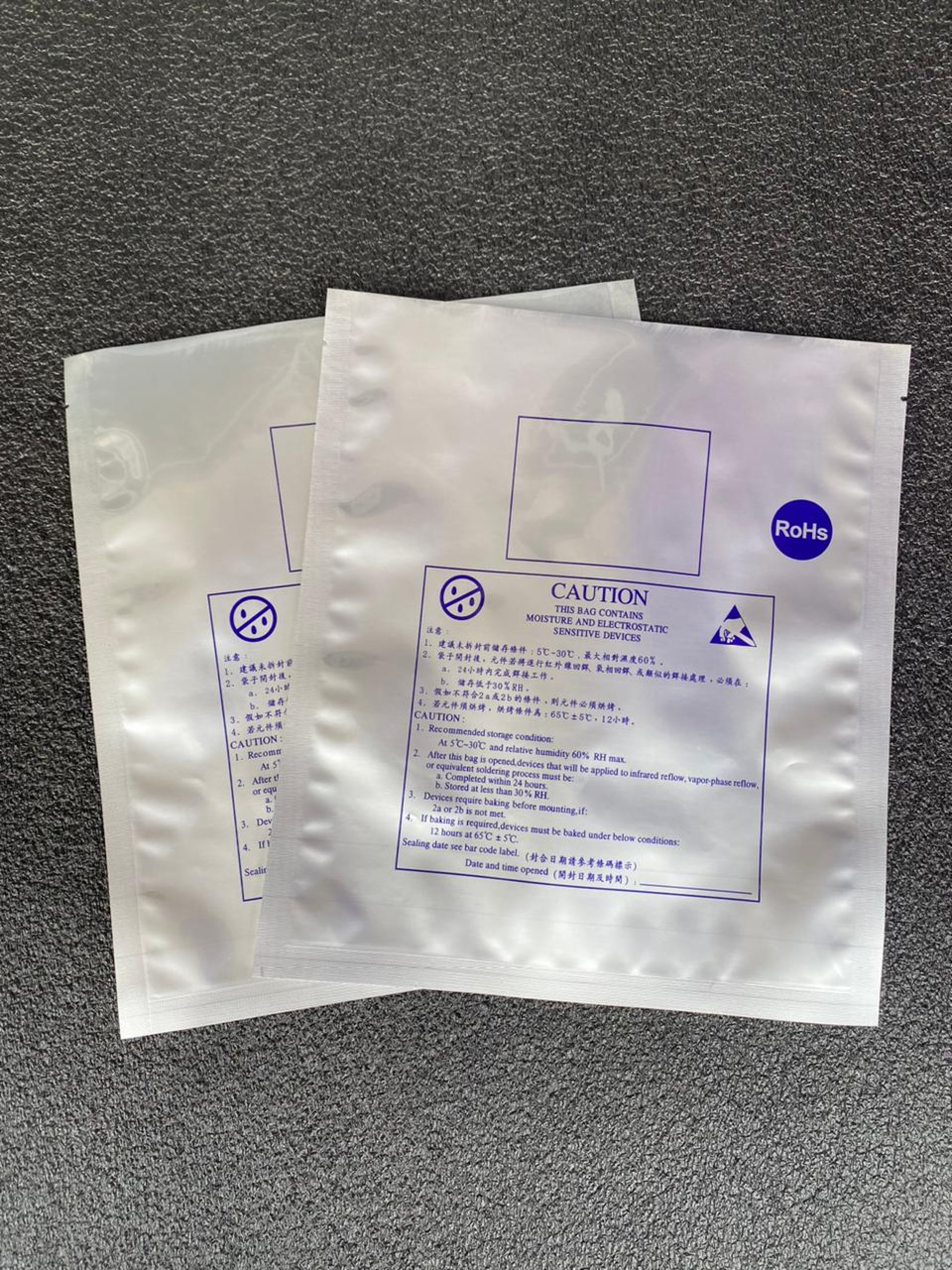Moisture Barrier Bag Full